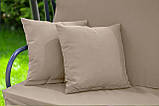 Гойдалка садова King Garden Plus 3-місна Beige + 2 подушки, фото 9