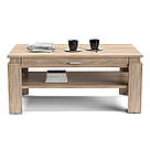 Столик журнальний класичний прямокутний 100см, стіл придиваний з висувним ящиком у вітальню, фото 9