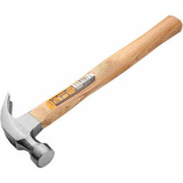 Молоток Tolsen з цвяходером 450 гр (16 oz) дерев&apos;яна ручка (25150) - оригінал