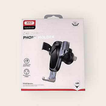 Тримач телефону графітаційний на дефлектор з поворотним механізмом