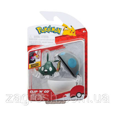 Promo Ціна! Ігровий набір Pokemon W15 - Траббіш в покеболі (PKW3140) - тільки на ZaGrosh.com.ua, фото 1