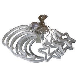 Гірлянда Xmas Copper curtain 7260 9WW-1, 3x0.7 м, жовте світло. - оригінал