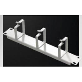 Кабельний організатор 10" 1U 3 кільця, RAL 7035 Mirsan (MR.OKP1U10.02) - оригінал