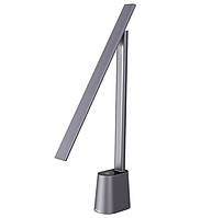 Популярний! Лампа настільна BASEUS Rechargeable Folding Reading Desk Lamp DGZG-0G, сіра - Краща якість тільки на Nukleon.com.ua