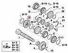 Синхронізатор 1-2 передачі Fiat Ducato, Peugeot Boxer, Citroen Jumper 4 (14-...) 2.2/2.3 JTD/HDi, 9467633588, фото 6