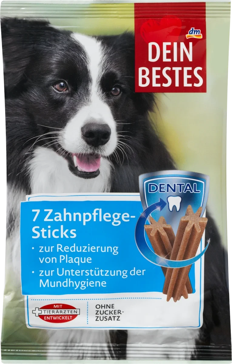 Стоматологічні палички для догляду за зубами Dein BestesHundeleckerli Dental Zahnpflege-Sticks, 203 г