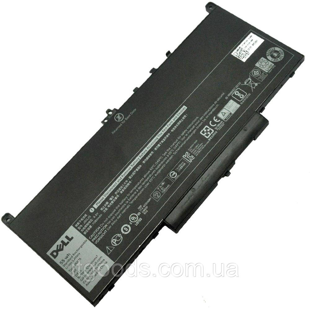 Оригінальна батарея для ноутбука Dell J60J5 55Wh Latitude E7270 E7470 E7260 MC34Y 1W2Y2 242WD F1KTM R1V85