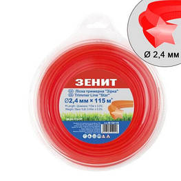 Жилка косильна Зеніт "Зірка" 2,4 115 м (3В-24-115-ОР) (40124115) - оригінал