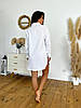 Жіночна сорочка COSY Pearl з мусліну, біла, фото 4
