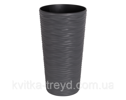 Вазон "Ф'южн" d16*30см. (граніт) 2л