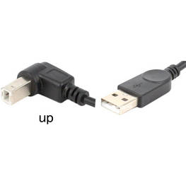 Кабель для принтера USB 2.0 AM/BM 1.0m 90 up Value (S0754) - оригінал