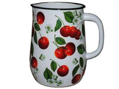 Глечик без кришки 2,5л/2/4 - білий/бежевий з малюнком (Н-Моск.)
