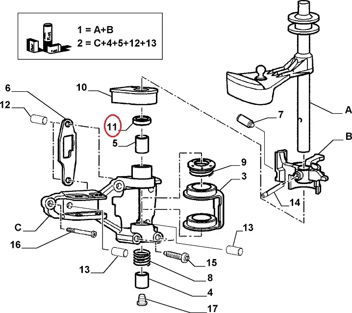 Сальник вала вібору передач на Fiat Ducato 244, Peugeot Boxer, Citroen Jumper (2002-2006), 9630956980, 254124
