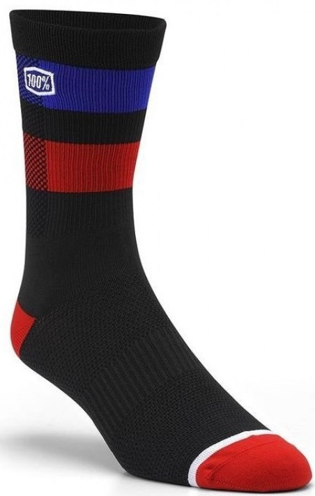 Шкарпетки спортивні Ride 100% Flow чорний, L/XL