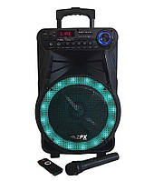 Портативна колонка ZPX ZX-7771 бездротова колонка Bluetooth з акамулятором Чорний 120 Вт