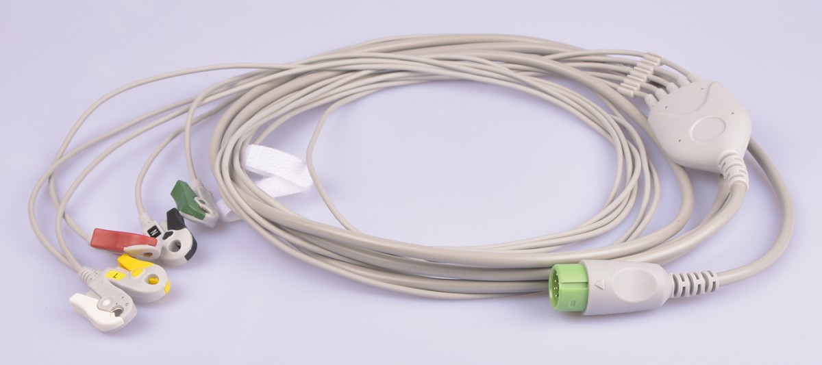 Кабель ЭКГ 5-ти електродний (IEC), фото 1