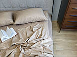 Комплект Stripe LUX BEIGE TONE 1/1см Комфорт текстиль  Полуторний, фото 3