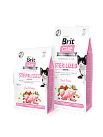 УЧЕНКА Корм для котів Brit Care Cat Grain-Free STERILIZED SENSITIVE 7 кг