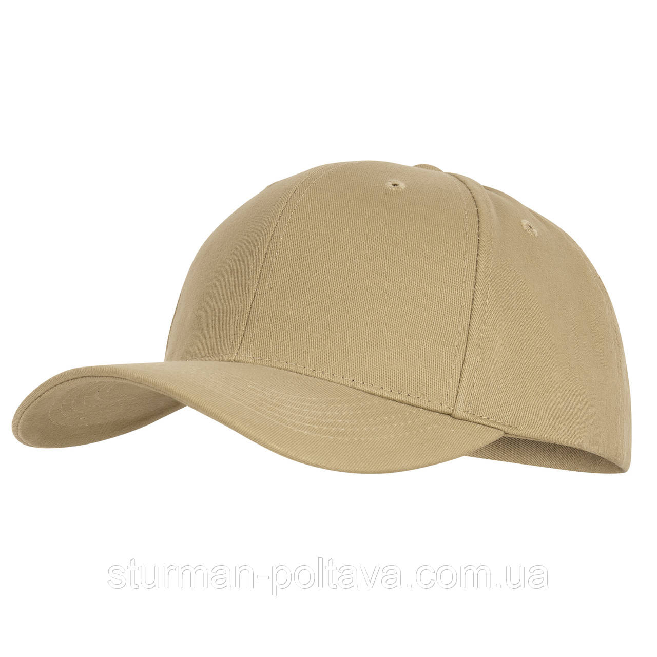 Бейсболка чоловіча бежева Rothco Supreme Solid Color Low Profile Cap бавовна 100% твіл Rothco, фото 1