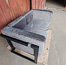 Диван ЛОФТ Престон + м'які, водонепроникні, комфортні, зі знімними чохлами подушки для офісу, дому, дачі, фото 10