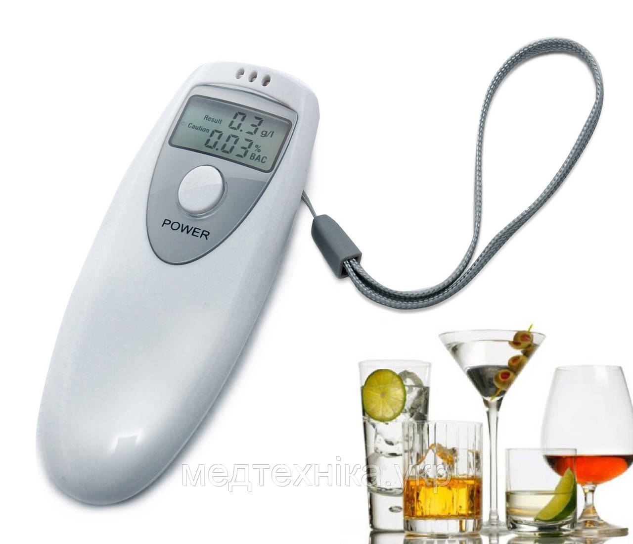 Алкотестер персональний ALT-04 / АТ03 / ALC-002 з напівпровідниковим датчиком