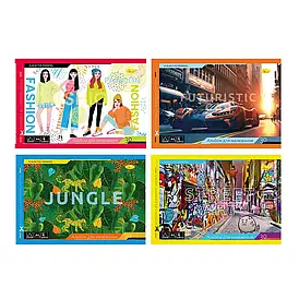 Альбом для малювання 30 аркушів АП-0304 скоба с перфорацією "Апельсин"