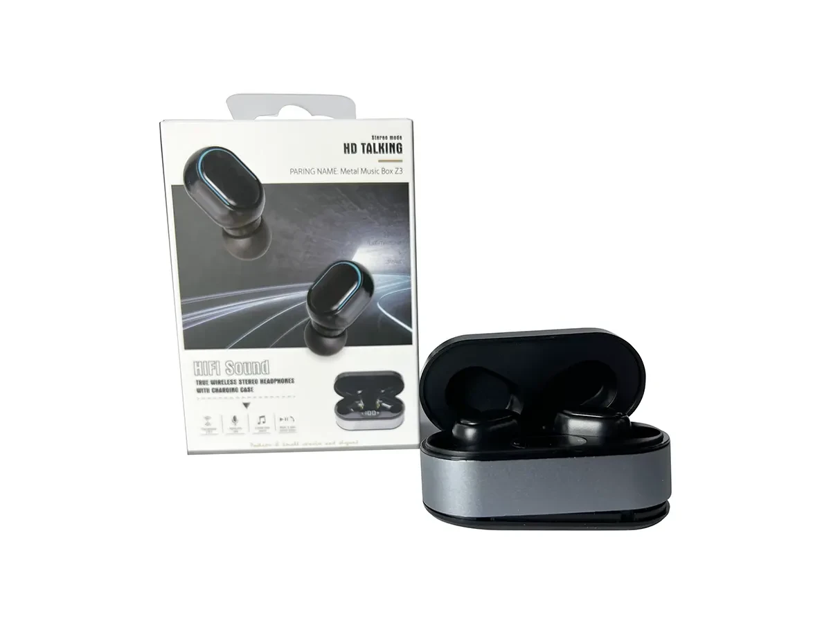 Гарнітура Double з кейсом Bluetooth Realme AirDots Z3 100шт 9455, фото 1