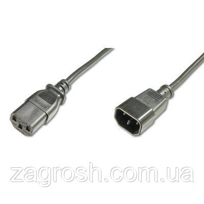 Promo Ціна! Кабель живлення C13 to C14 1.8m Digitus (AK-440201-018-S) - тільки на ZaGrosh.com.ua