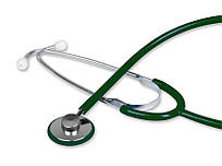Стетоскоп GIMA для прослуховування тонів серця і легенів, Зелений, Італія