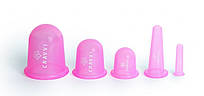 Банки гумові CRAVVI для вакуумного масажу No5, рожевий, Польща