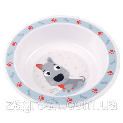 Promo Ціна! Тарілка дитяча Canpol babies Cute Animals Собачка 270 мл Блакитна (4/412) - тільки на ZaGrosh.com.ua
