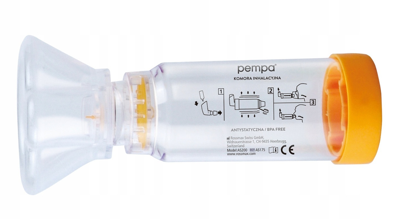 Спейсер PEMPA AS200 з маскою для дітей від 1 до 5 років, 175 мл, Швейцарія