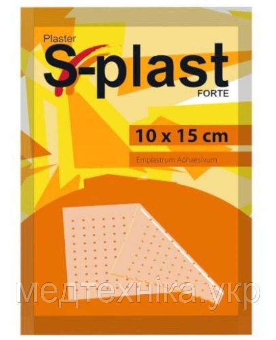 Пластир зігрівальний з екстрактом імбиру S-Plast Forte 10x15 cm 1 шт.