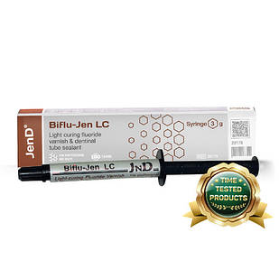 БіфлюДжен LC, бiфлюоридний лак свiтлового твердiння 3г
