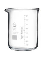 Склянка мірний Н-1-800 ТС (низький із носиком) зі шкалою V-800 мл ГОСТ 25336-82 з термічно стійкого скла