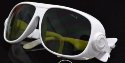 Окуляри захисні LSG-4 оправа 1 для лазера СО2 10600nm. O.D. 6+ (медичного та промислового)