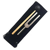 Камертон алюмінієвий із робочою частотою 1024 Гц, молоточок, сумочка