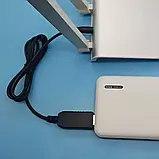 Кабель живлення для WiFi роутера від павербанка з перетворювачем 5V-12V USB DC 5,5*2.1 2.5 мм юсб, фото 2