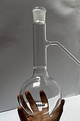 Колба Вюрца з бічним відведенням 500-29/32