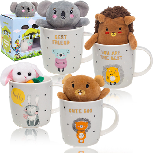 Чашка SnT 400 мл з м'якою іграшкою (040-01-103): продаж