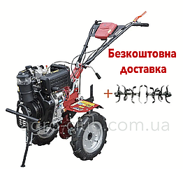 Мотоблок дизельний Кентавр МБ 2010ДЕ (10л. електростартер) З ФРЕЗОЮ, БЕЗКОШТОВНА ДОСТАВКА!