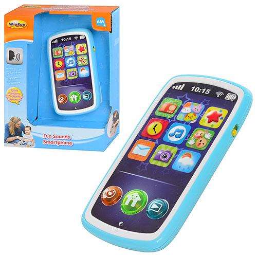 Дитячий телефон WinFun (запис голосу, музика, звуки тварин) 0740-NL