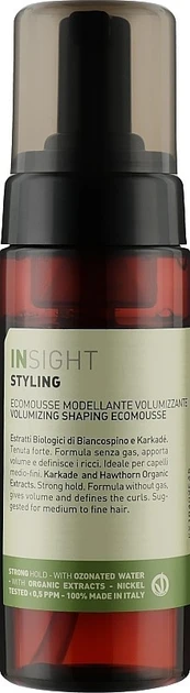 Екомус для моделювання і об'єму волосся Insight Styling Volumizing Shaping Ecomousse 150 мл