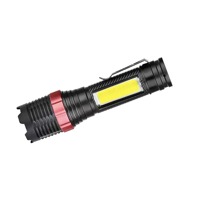 Ліхтар ручний акумуляторний Police BL-659 XPE LED Zoom з кліпсою microUSB Black (7_00888), фото 1