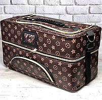 Сумка кейс валіза б'юті шкірозамінник для майстра 44×22×22 см