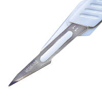 Скальпель хірургічний одноразовий стерильний No1 розмір 11 Волес