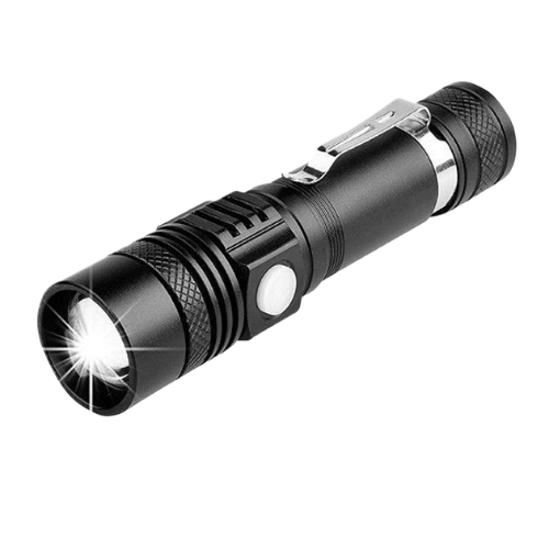 Ліхтар ручний акумуляторний Police BL-518-T6 Zoom 1x18650 Type-C Black (7_00889), фото 1