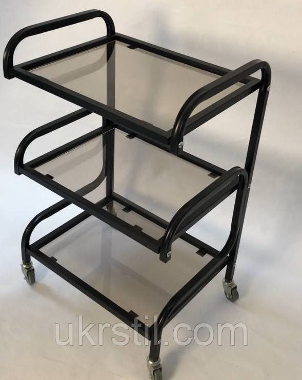 Косметологічний візок S3 чорний, фото 1