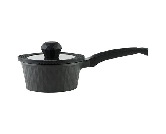 Ківш Pepper Black Ice Greblon C2 1.4 л із кришкою PR-6005