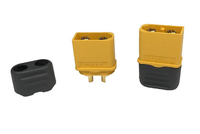 XT60H-M Amass оригінал. Силовий роз'єм, штекер для акумуляторів код товару 111123, фото 1